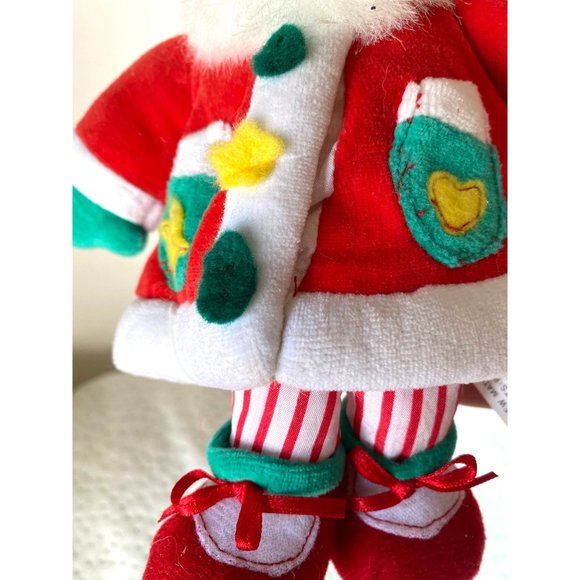 Santa Plush International Silver Co 1994 Stuffed Animal Christmas Holiday - Picture 5 of 5